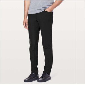 Lululemon Slim Warpstreme ABC pants(custom prints) , black, Size 33 B130